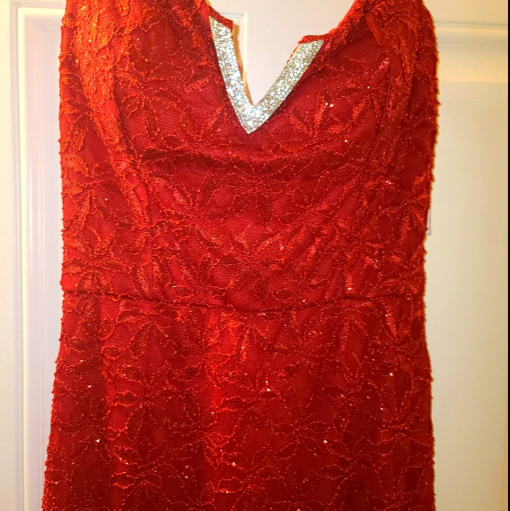 Red dress